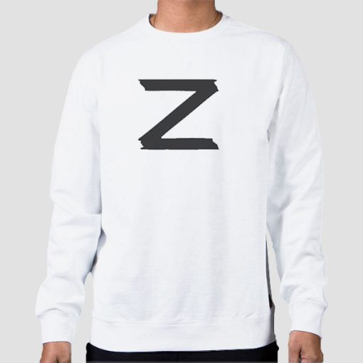 Sweatshirt White Inspired Russian Z