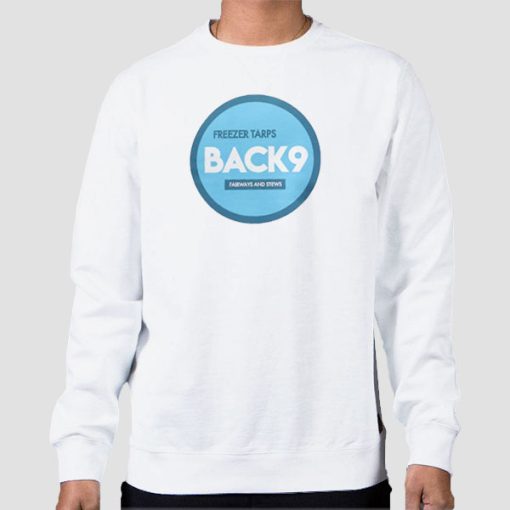Sweatshirt White Logo Freezertarps Merch BACK9