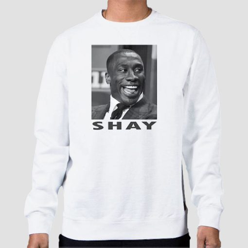 Sweatshirt White Shannon Sharpe Memes Shay Funny