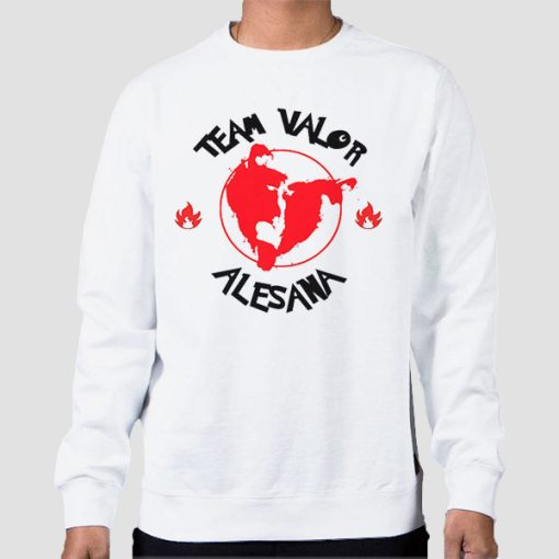 Sweatshirt White Team Valor Alesana