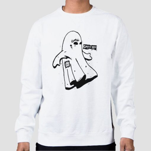 Sweatshirt White Vintage Ghostboy Lil Peep