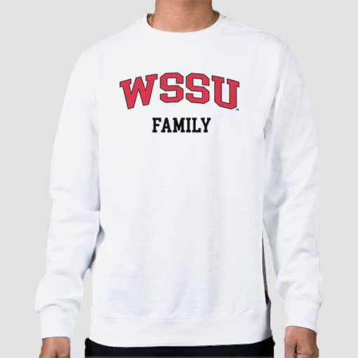 Sweatshirt White WSSU Family Salem Merch