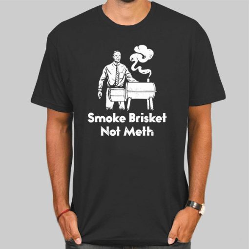 Retro Vintage Smoke Brisket Not Meth Shirt