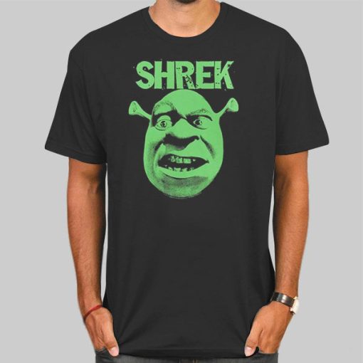 Shrek Funny Face Eyebrow Raised Shirt
