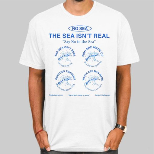 By the Sea Merch Say No the Sea Shirt
