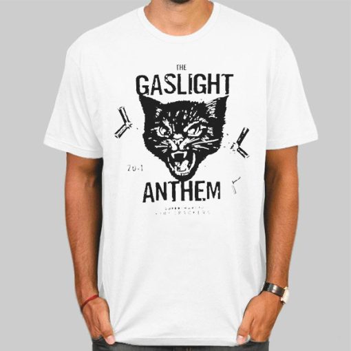 Gaslight Anthem Merch Cat Shirt