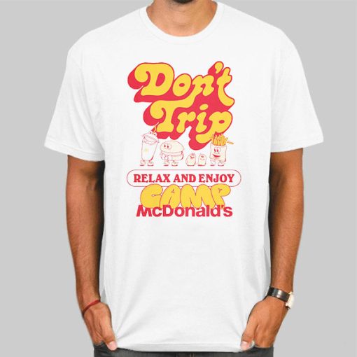 Vintage Camp Mcdonalds Shirt Back Printed