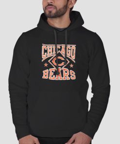 Hoodie Black Classic Vintage Chicago Bears