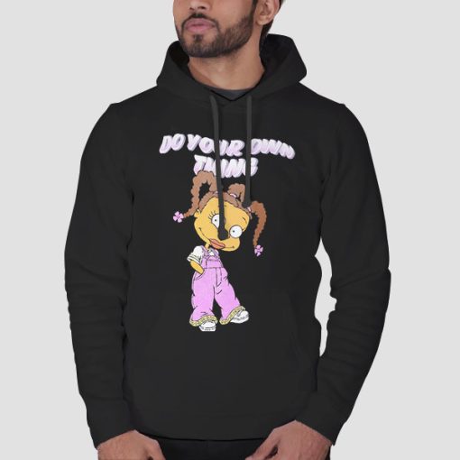 Hoodie Black Do Your Own Thing Susie Carmichael