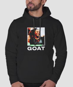 Hoodie Black Funny Mugshot Serena Goat