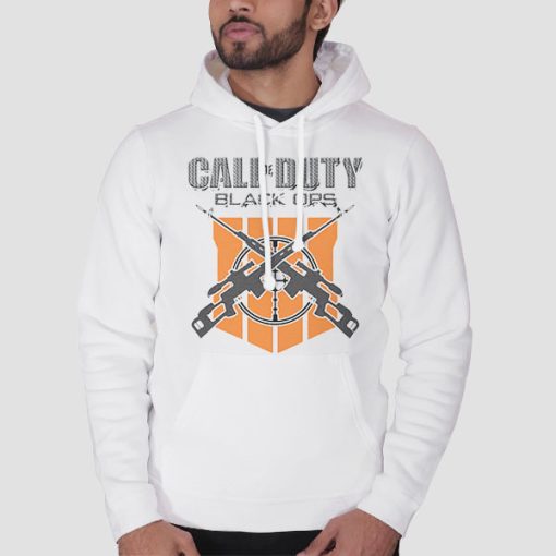 Hoodie White The Black Ops 4 Call of Duty