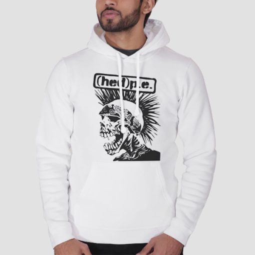 Hoodie White Zombie Cyber Punk Rock the Hed Pe