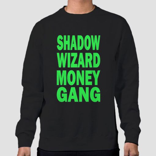 Sweatshirt Black Louka Tessier Shadow Wizard Money Gang