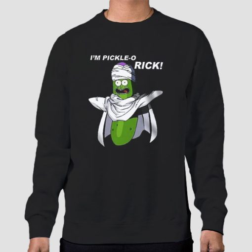 Sweatshirt Black Parody Pickle O Rick Pickle