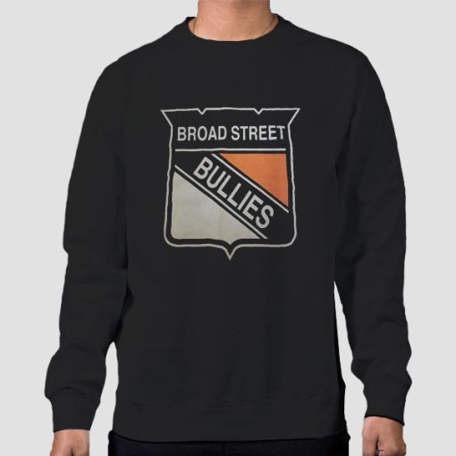 Sweatshirt Black Philadelphia Flyers Broad Street Bullies