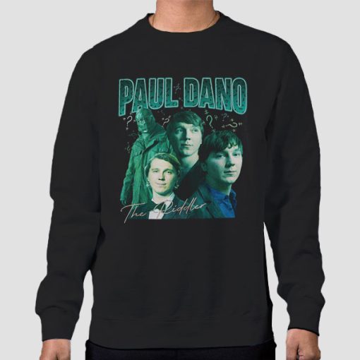 Sweatshirt Black The Riddler Paul Dano
