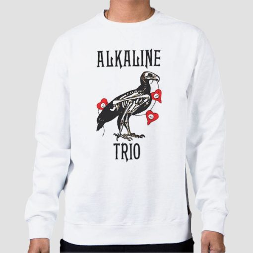 Sweatshirt White Classic Mercy Me Alkaline Trio