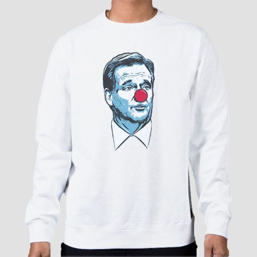 Sweatshirt White Football Barstool Roger Goodell Clown