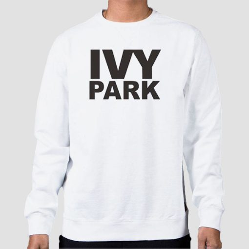 Sweatshirt White Letter I v Y Park