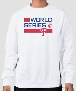 Sweatshirt White Philadelphia Phillies World Series