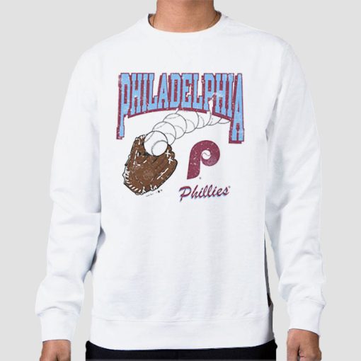 Retro Baseball Bank Shot Philadelphia Phillies Sweatshirt