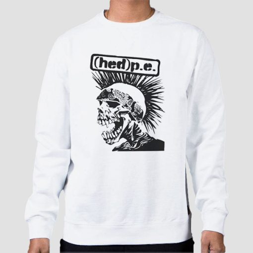 Sweatshirt White Zombie Cyber Punk Rock the Hed Pe