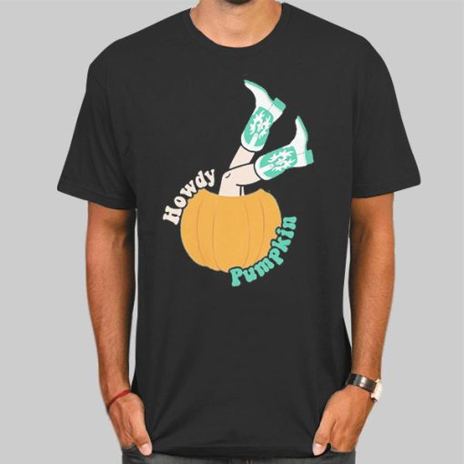 Halloween Howdy Pumpkin Shirt