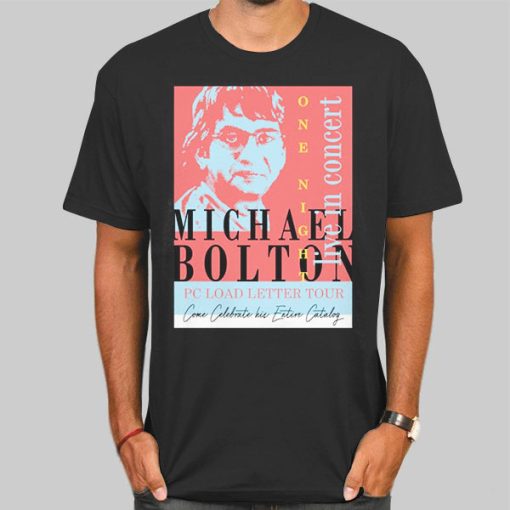 In Concert Office Space Michael Bolton T Shirt