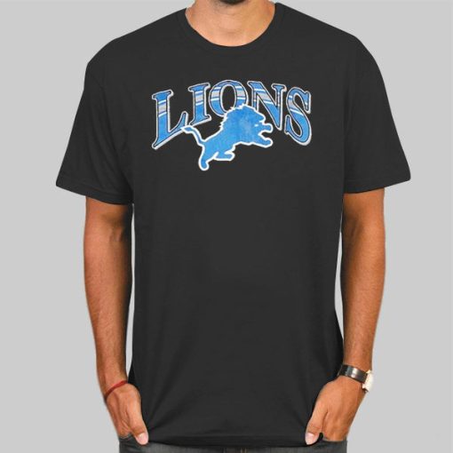 T Shirt Black Inspired Vintage Lions