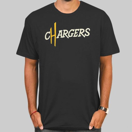 T Shirt Black San Diego Vintage Chargers