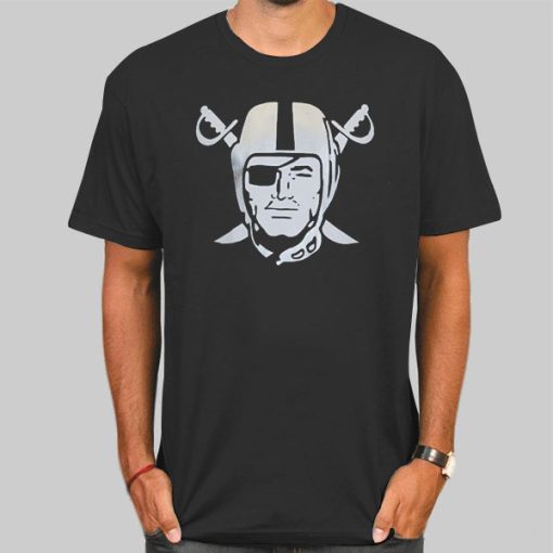 T Shirt Black Vintage Oakland Raiders