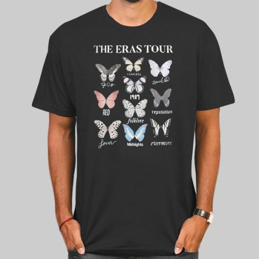 Vintage the Eras Tour Butterfly Tshirt