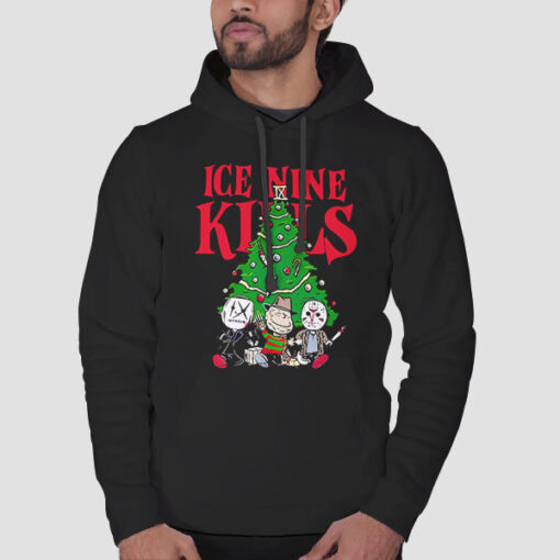 Hoodie Black Ice Nine Kils Jason Voorhees Christmas