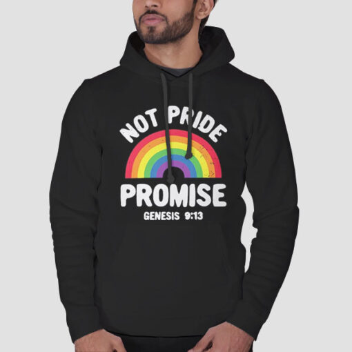 Hoodie Black Not Pride Promise Lgbt