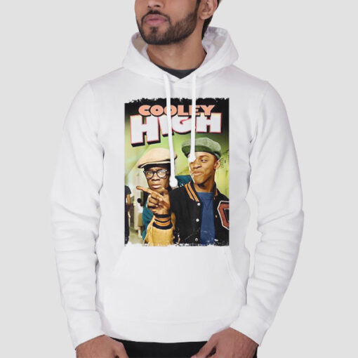 Hoodie White Classic Poster Cooley High