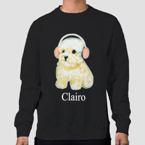 Sweatshirt Black Clairo Tour 2023 Merch Sling Dog