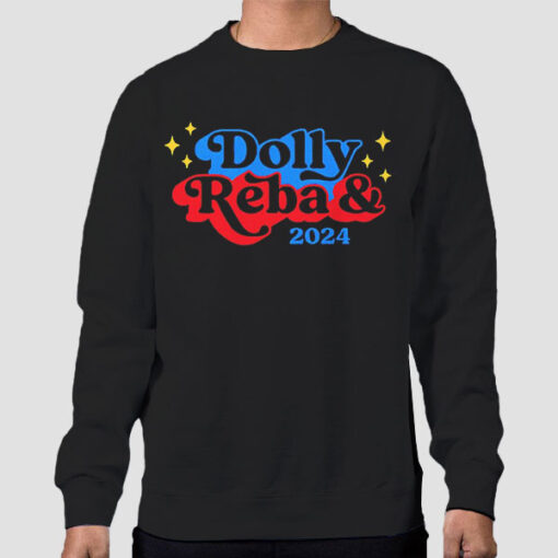 Sweatshirt Black Classic Trendy 2024 Dolly and Reba