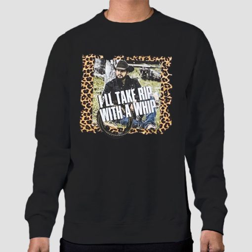 Sweatshirt Black Funny Rip With a Whip Meme