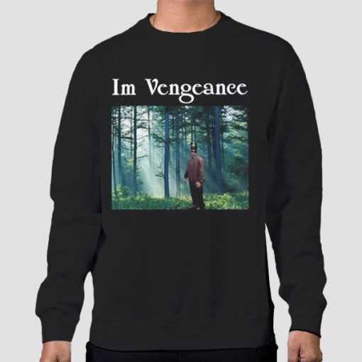 Sweatshirt Black Im Vengeance Robert Pattinson Tracksuit