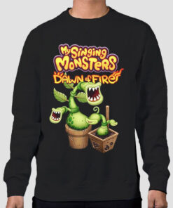 Sweatshirt Black Inspired My Singing Monster Potbe