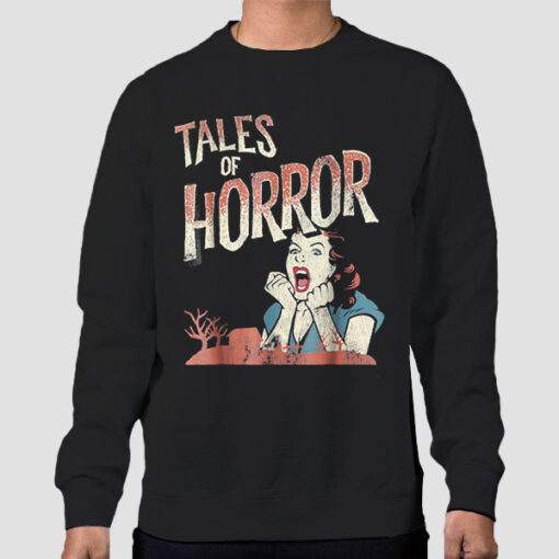 Sweatshirt Black Tales of Horror Halloween Movie