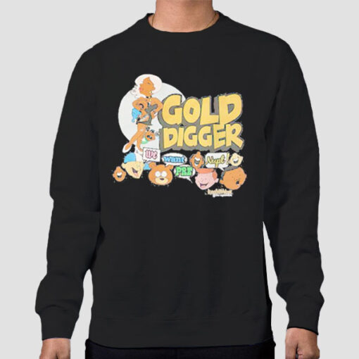 Sweatshirt Black Vintage Gold Digger Late Registration