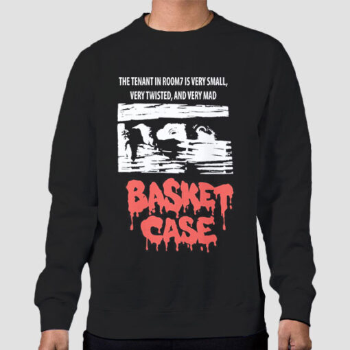 Sweatshirt Black Vintage Horror Movie Basket Case