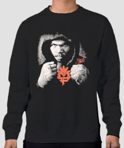 Sweatshirt Black Vintage Potrait Logo Manny Pacquiao Merch