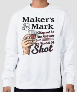 Sweatshirt White Funny Drinking Party Makers Mark