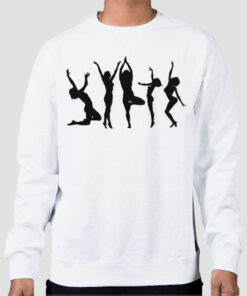 Sweatshirt White Inspired Fan Art Silhouettes Dance