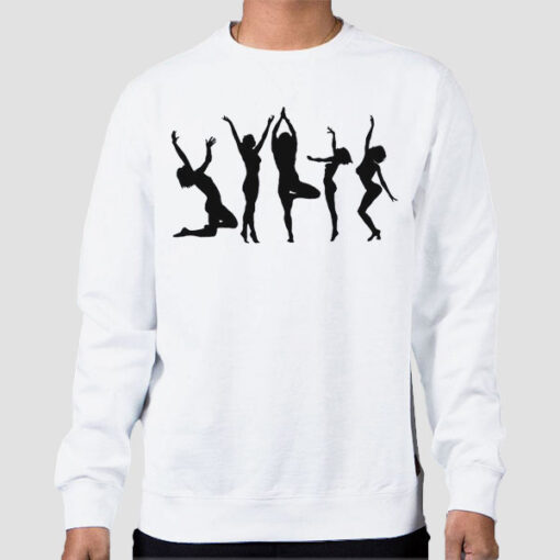 Sweatshirt White Inspired Fan Art Silhouettes Dance