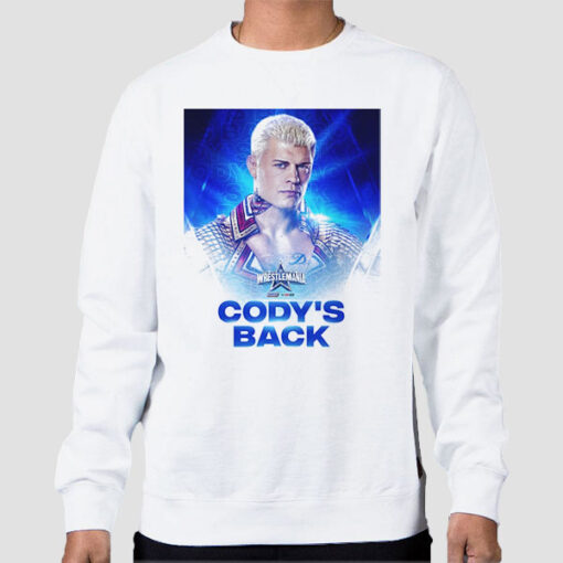 Sweatshirt White Inspired WWE Cody Rhodes