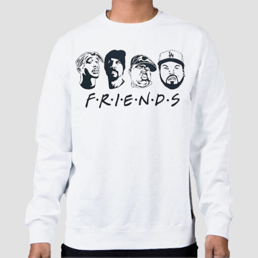 Sweatshirt White Vintage Friends Same Crime
