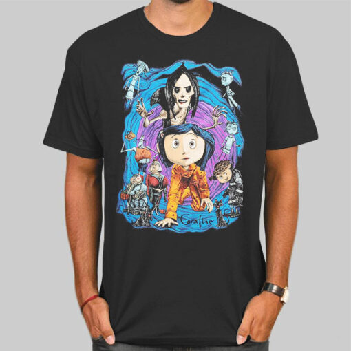 Coraline Spiral Tunnel Character Shirt